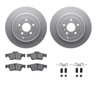 R1 Concepts WDWH1-63058 Brake Rotor- Carbon Coated W/ Ceramic Pads & Hdw